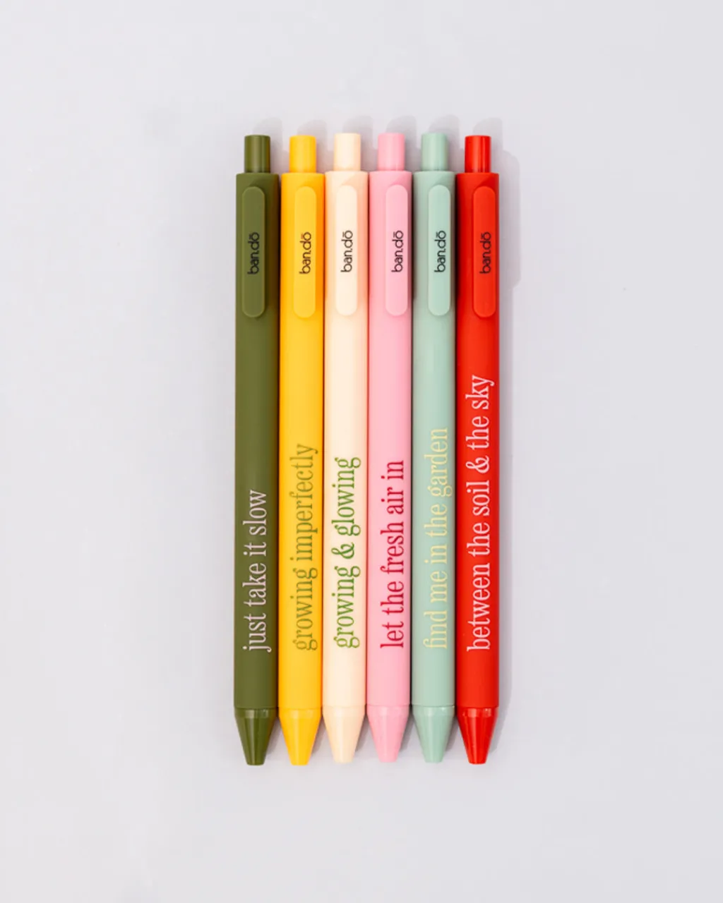 ban.do Write On Gel Pen Set - Garden Sayings Discount