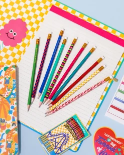 ban.do Write On Pencil Set - Most Fun Possible New