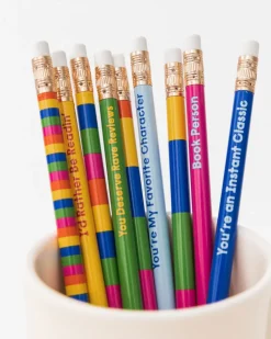 ban.do Write On Pencil Set - Rather Be Readin'