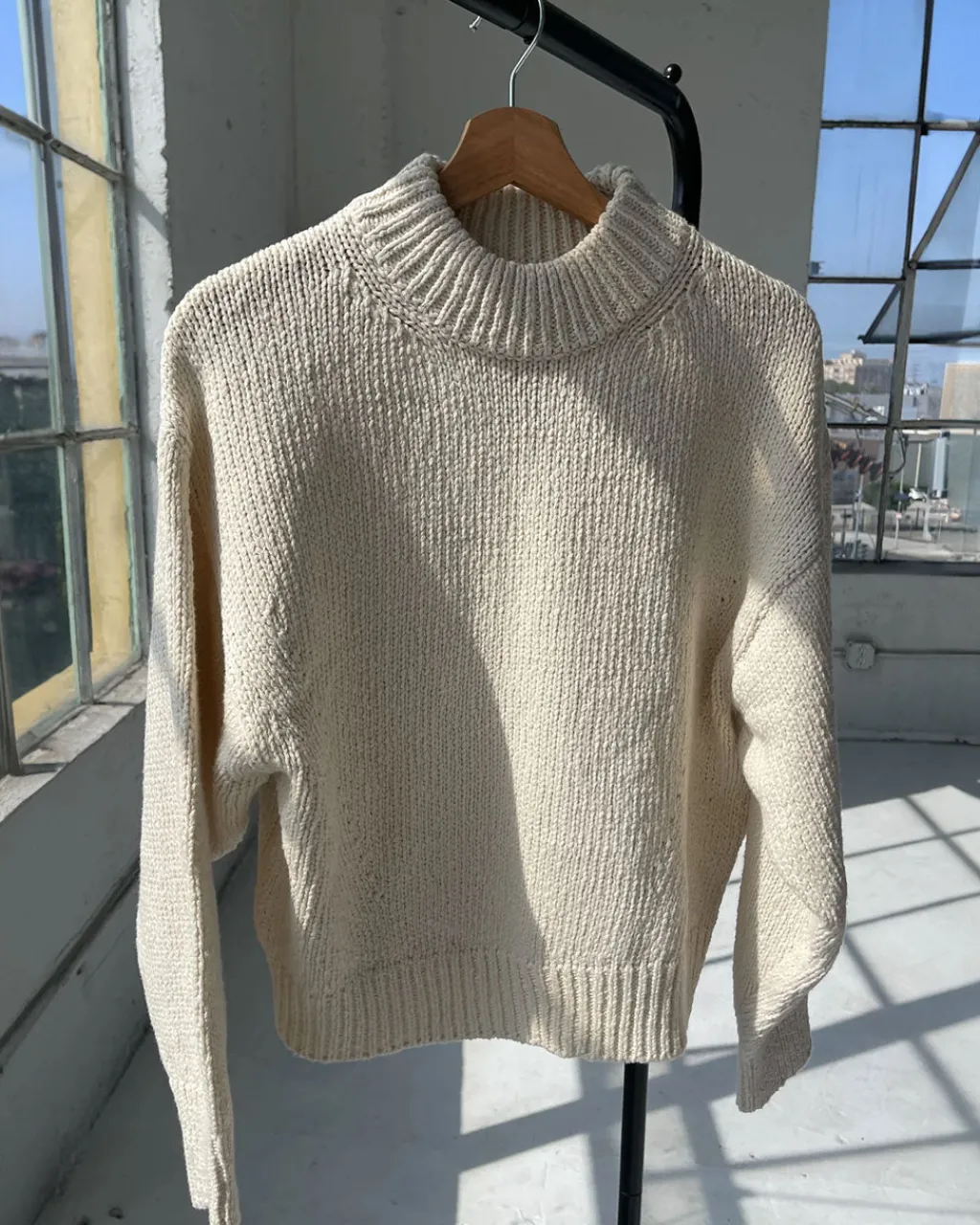 Le Bon Shoppe Zoe Cotton Sweater - Naturel New